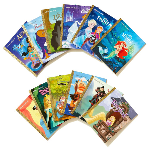 Ultimate Princess Boxed Set of 12 Little Golden Books